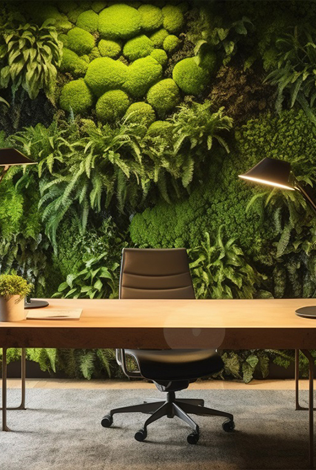 EasyCulti biedt op maat gemaakte groene wanden, tropische kamerplanten en onderhoudsdiensten voor groene werkruimtes
